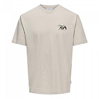 [해외]ONLY & SONS Keane Rlx 반팔 티셔츠 140920532 Silver Lining