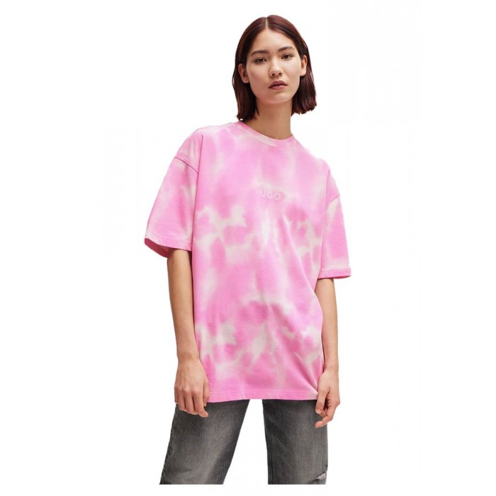 [해외]휴고 반소매 티셔츠 Dielo 10253890 140765979 Medium Pink