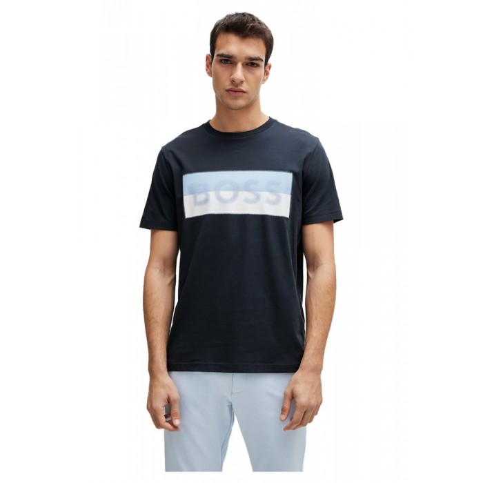 [해외]BOSS 9 짧은 소매 티셔츠 140770835 Dark Blue
