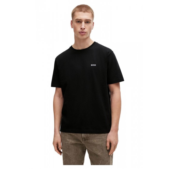 [해외]BOSS 반소매 티셔츠 Coral 140770889 Black