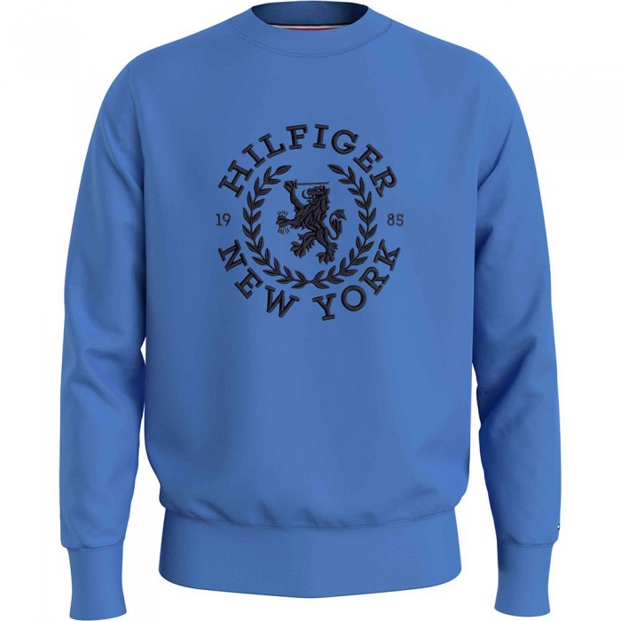 [해외]타미힐피거 스웨트 셔츠 Big Icon Crest 140925114 Blue Spell
