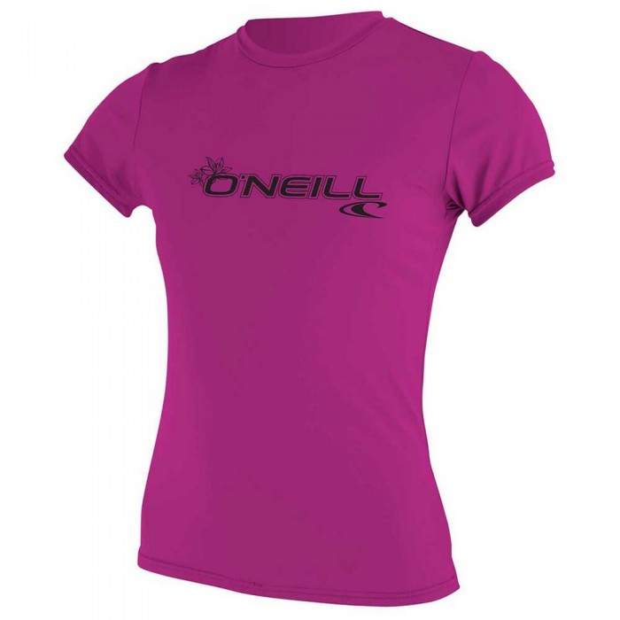 [해외]오닐 웻슈트 티셔츠 Basic 스킨스 Rash Tee 6136001280 Fox Pink