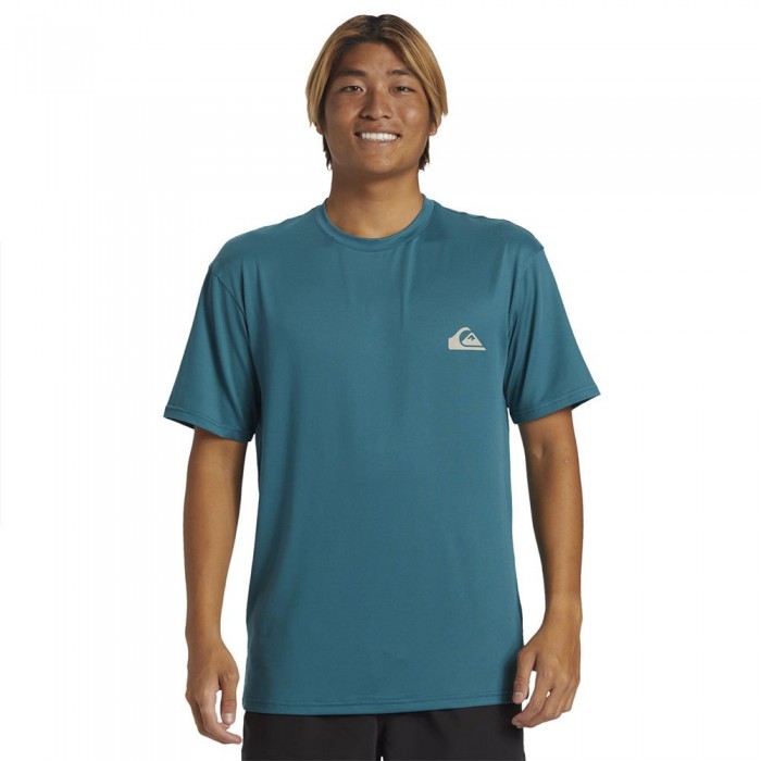 [해외]퀵실버 UV 반팔 티셔츠 Surf 6140489138 Colonial Blue