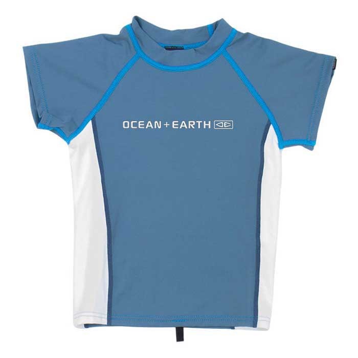 [해외]OCEAN & EARTH 래쉬가드 Priority 6140344217 Fadded Denim / White