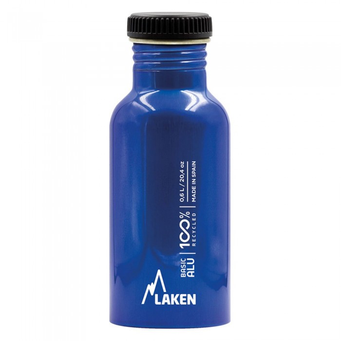 [해외]LAKEN 알루미늄 병 Basic Plain 600 ml 7140844136 Blue