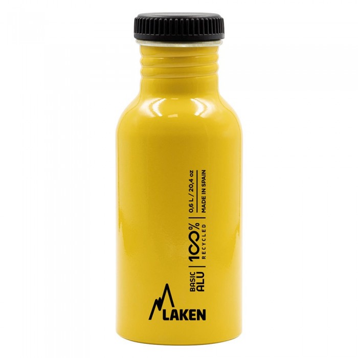 [해외]LAKEN 알루미늄 병 Basic Plain 600 ml 7140844141 Yellow
