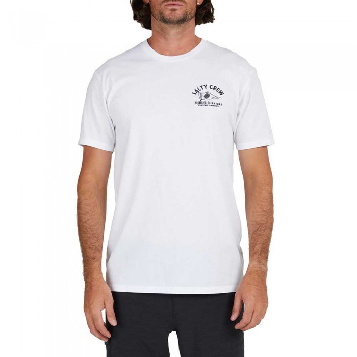 [해외]SALTY CREW Fishing Charters Prem 반팔 티셔츠 14140281558 White