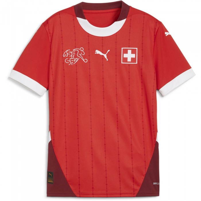 [해외]푸마 스위스 반팔 티셔츠 Away 23/24 Junior 3140131841 Red / Team Regal Red