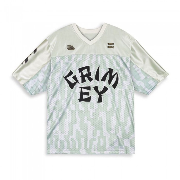 [해외]GRIMEY Lucky 드래곤 Football 반팔 V넥 티셔츠 140575333 White