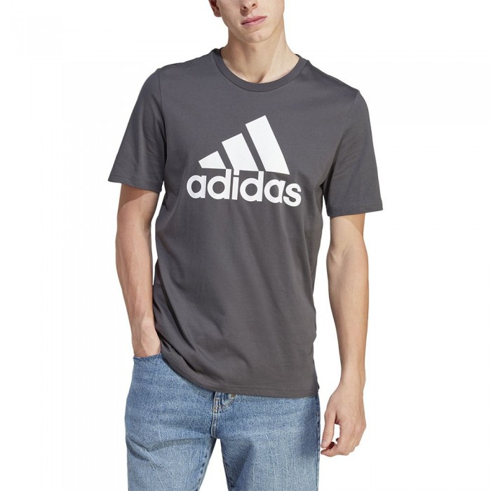 [해외]아디다스 반소매 티셔츠 Essentials Single 져지 Big 로고 140501402 Dgh Solid Grey
