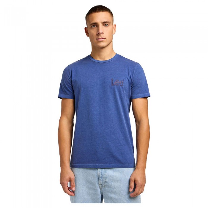 [해외]LEE 반소매 티셔츠 Medium Wobbly 140579605 Surf Blue