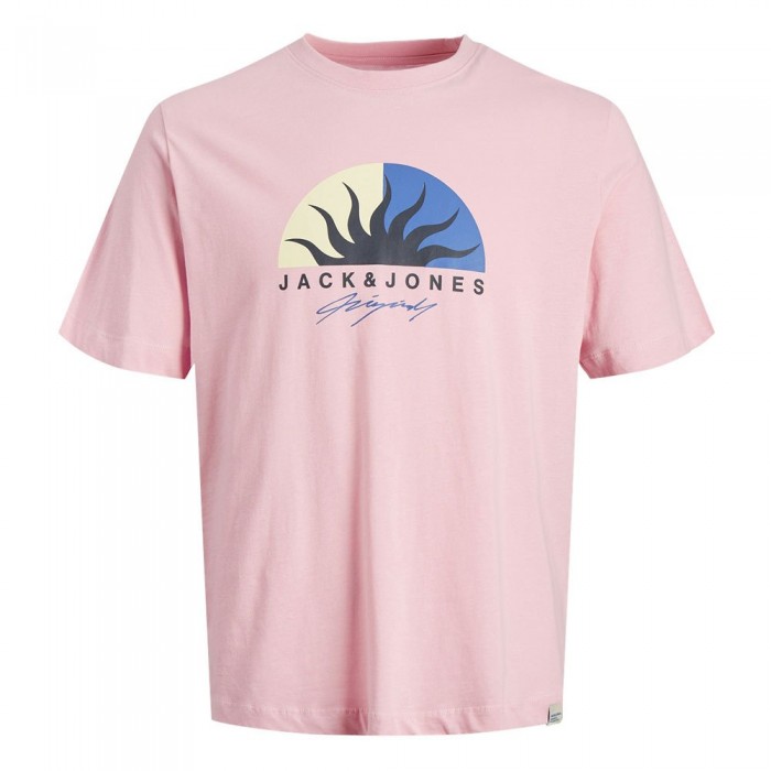 [해외]잭앤존스 반소매 티셔츠 Tulum 로고 140858110 Prism Pink