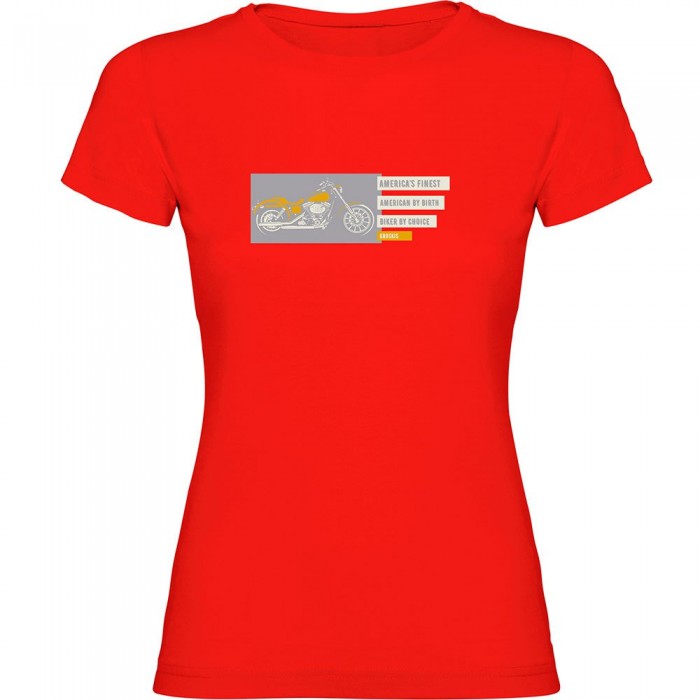 [해외]KRUSKIS 반소매 티셔츠 Americas Finest 9140965496 Red