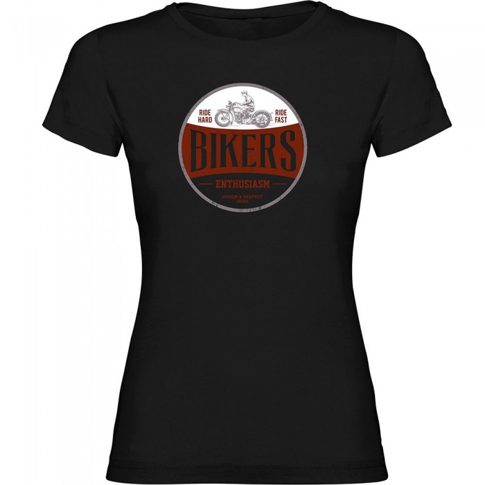 [해외]KRUSKIS 반소매 티셔츠 Bikers Enthusiasm 9140965602 Black