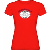[해외]KRUSKIS 반소매 티셔츠 Chopper Forever 9140965670 Red
