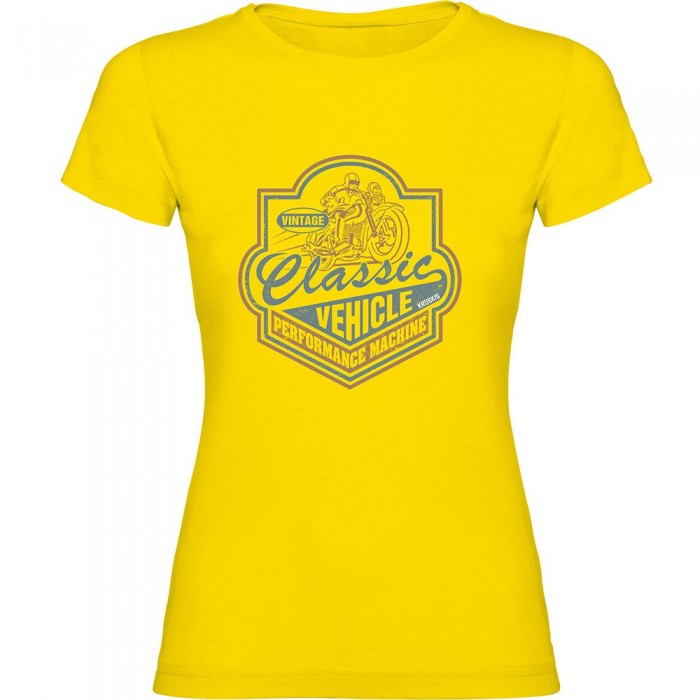 [해외]KRUSKIS 반소매 티셔츠 Classic Vehicle 9140965762 Yellow