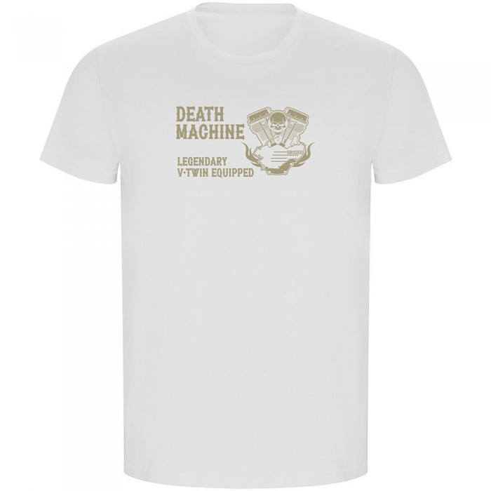 [해외]KRUSKIS 반소매 티셔츠 Death Machine ECO 9140965832 White