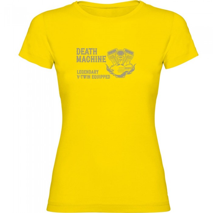 [해외]KRUSKIS 반소매 티셔츠 Death Machine 9140965849 Yellow