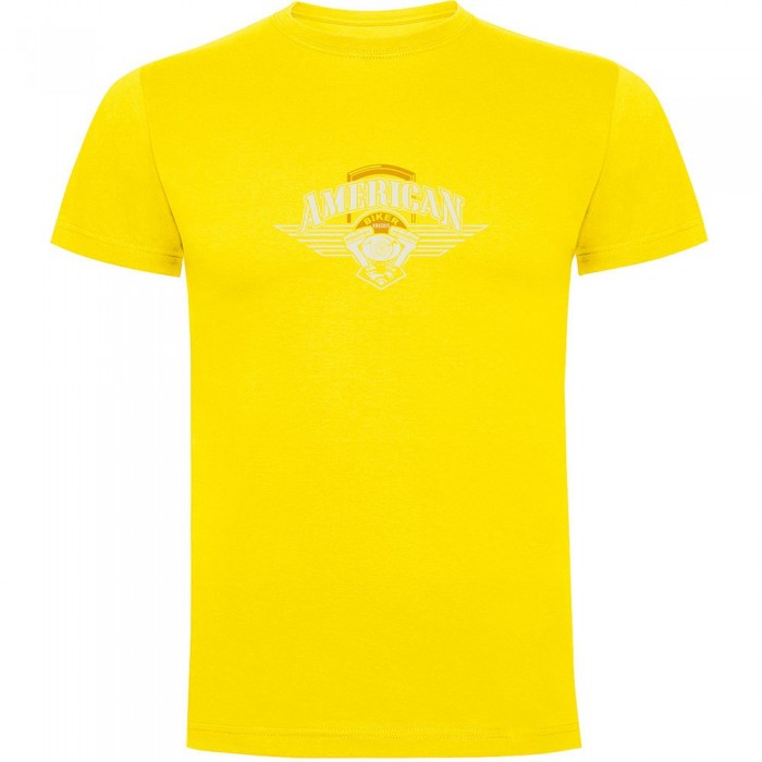 [해외]KRUSKIS 반소매 티셔츠 American 9140965444 Yellow
