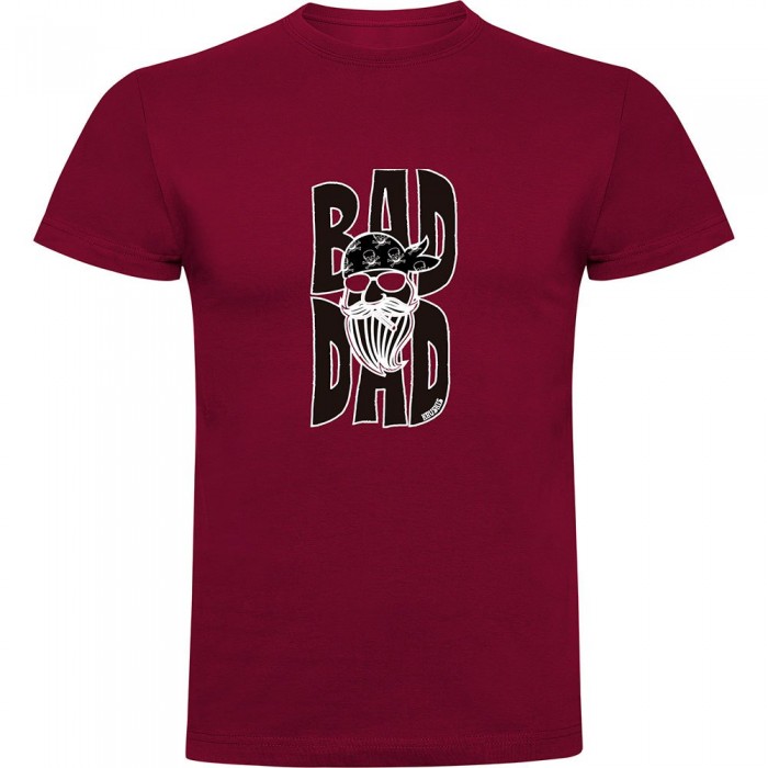 [해외]KRUSKIS 반소매 티셔츠 Bad Dad 9140965518 Dark Red