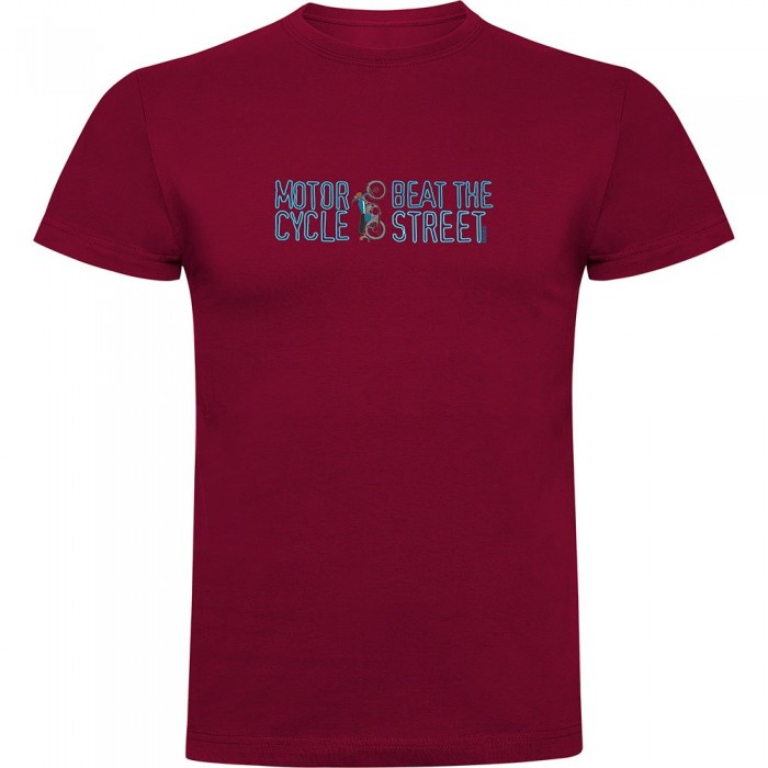 [해외]KRUSKIS 반소매 티셔츠 Beat The Street 9140965547 Dark Red