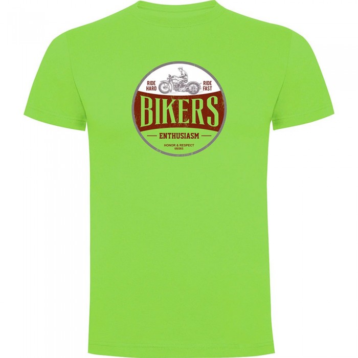 [해외]KRUSKIS 반소매 티셔츠 Bikers Enthusiasm 9140965609 Light Green