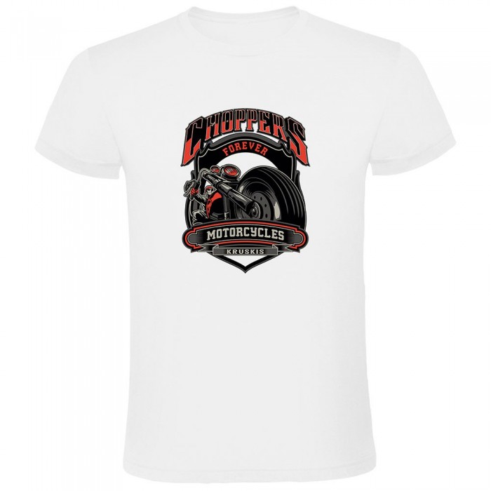 [해외]KRUSKIS 반소매 티셔츠 Choppers Motorcycles 9140965703 White