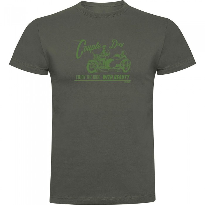 [해외]KRUSKIS 반소매 티셔츠 Couple Day 9140965777 Dark Army Green