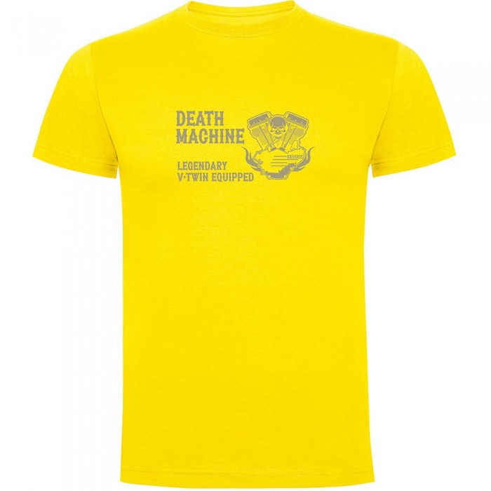 [해외]KRUSKIS 반소매 티셔츠 Death Machine 9140965850 Yellow