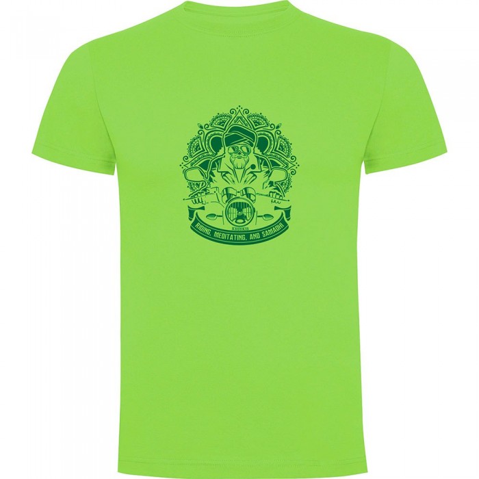 [해외]KRUSKIS 반소매 티셔츠 Meditating 9140966016 Light Green