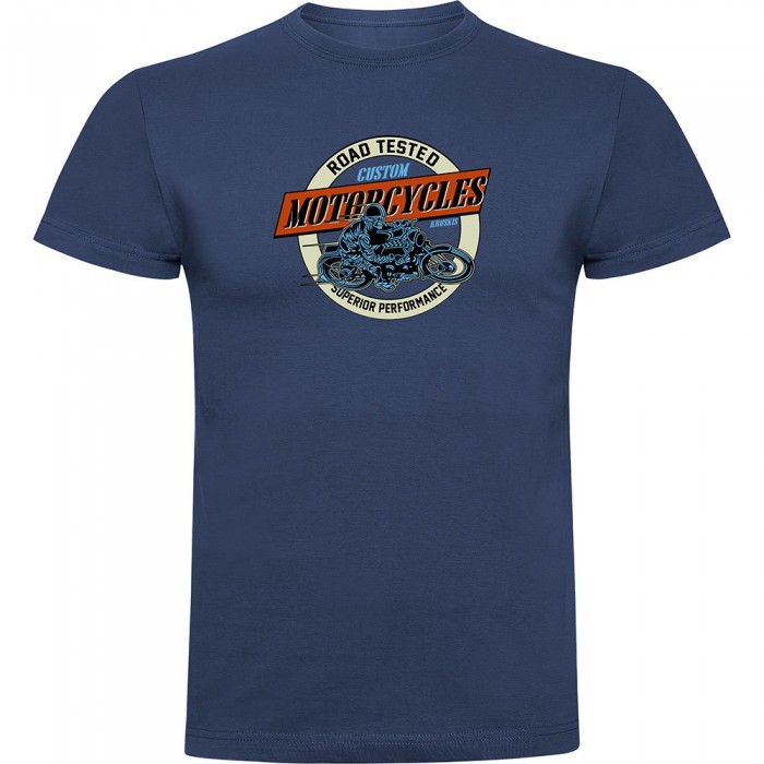 [해외]KRUSKIS 반소매 티셔츠 로드 Motorcycles 9140966099 Denim Blue