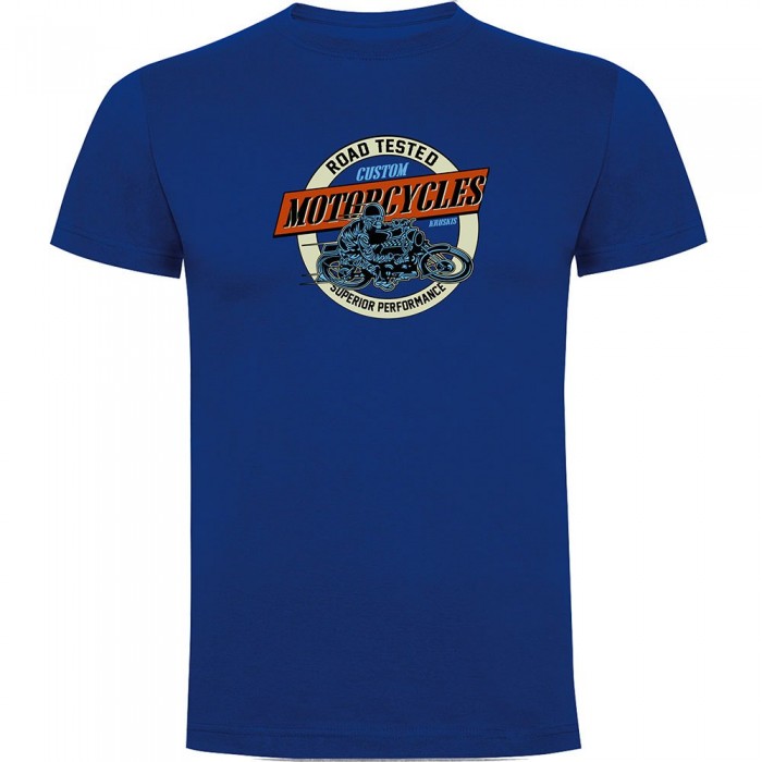 [해외]KRUSKIS 반소매 티셔츠 로드 Motorcycles 9140966106 Royal Blue