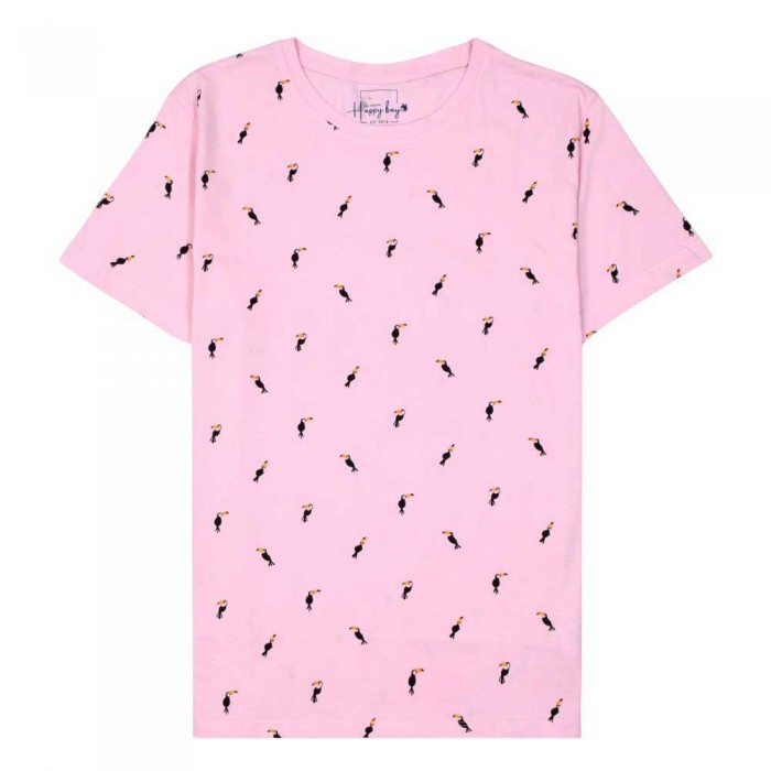 [해외]HAPPY BAY 반소매 티셔츠 You 룩 Pinktastic 14140949275 Craddle Pink