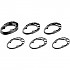 [해외]GIANT Propel D Shape OD2-10/5/2.5 mm 스페이서 키트 1140983915 Black