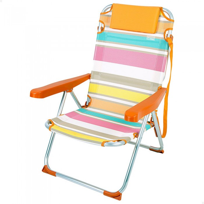 [해외]AKTIVE 접이식 의자 다중 위치 알루미늄 62675 6140969476 Multicolour