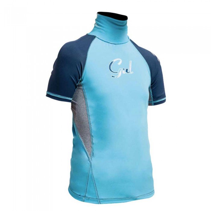 [해외]GUL 티셔츠 Junior FL 숏 슬리브 6136027511 Turquoise / Navy