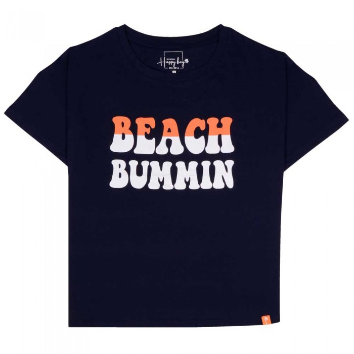 [해외]HAPPY BAY 반소매 티셔츠 Be A Beach Bum 140949155 Medieval Blue