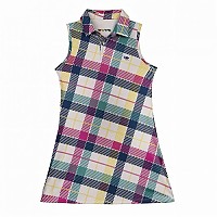 [해외]OXY GOLF 민소매 짧은 드레스 Tartan Pigre Inc 140964757 Green / Pink