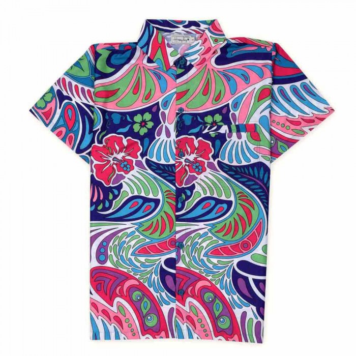 [해외]HAPPY BAY 하와이안 셔츠 The Abstract Blossom 140949249 Multicolor