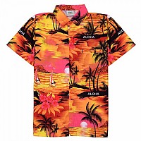 [해외]HAPPY BAY 하와이안 셔츠 The Sunset Classic 140949264 Orange