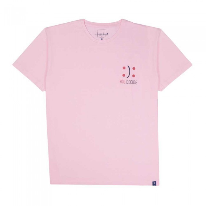 [해외]HAPPY BAY 반소매 티셔츠 Walking On Pink Clouds 140949268 Barely Pink