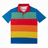 [해외]OXY GOLF 레인bow 반팔 폴로 셔츠 140964743 Blue / Red