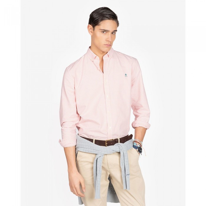 [해외]HARPER & NEYER 긴 소매 셔츠 Amberes 140986207 Pink Ruddy