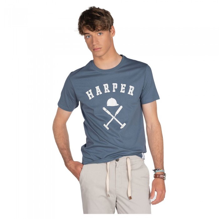 [해외]HARPER & NEYER 반소매 티셔츠 New England 140986426 Navy Blue