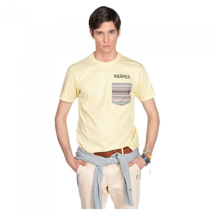[해외]HARPER & NEYER 반소매 티셔츠 포켓 140986455 Citron Yellow