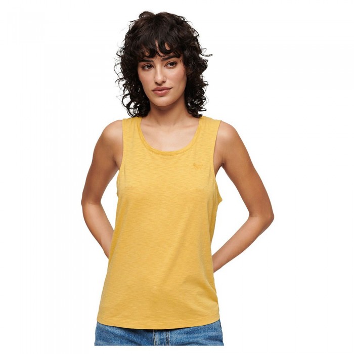 [해외]슈퍼드라이 민소매 티셔츠 Scoop 넥 140964631 Sauterne Yellow