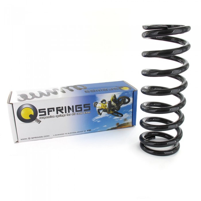 [해외]QSPRINGS 프론트 포크 스프링 세트 63-250-63 KTM 9141004915 Black