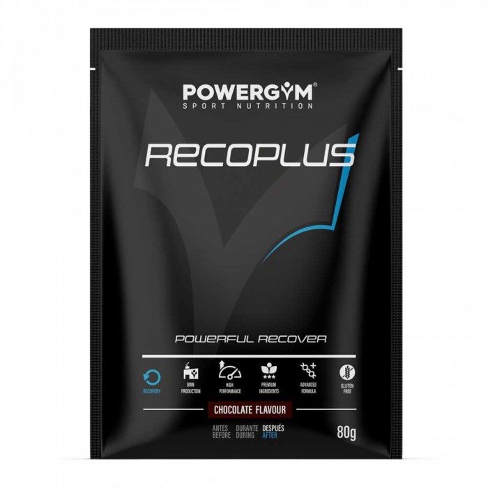 [해외]POWERGYM 회복 모노도즈 박스 Recoplus 80gr 15 단위 초콜릿 12140242051 White
