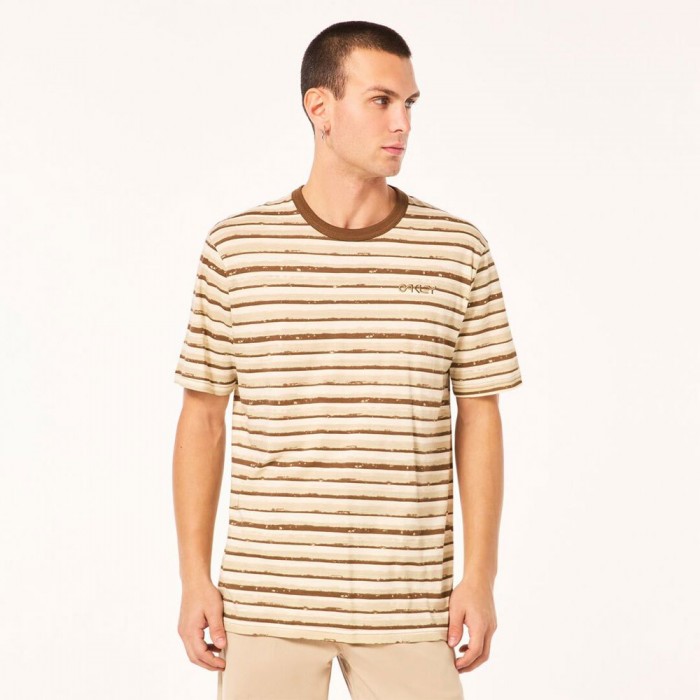 [해외]오클리 APPAREL Blurrred Stripes 반팔 티셔츠 7140222983 Blurred Stripe Hm