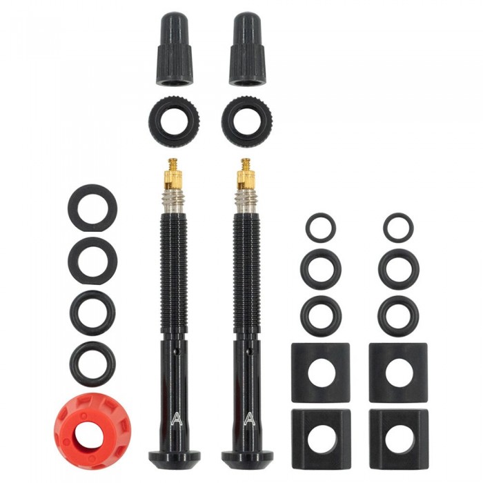 [해외]쿼크 TyreWiz 44.2-58.6 mm 밸브 2 단위 1140545438 Black